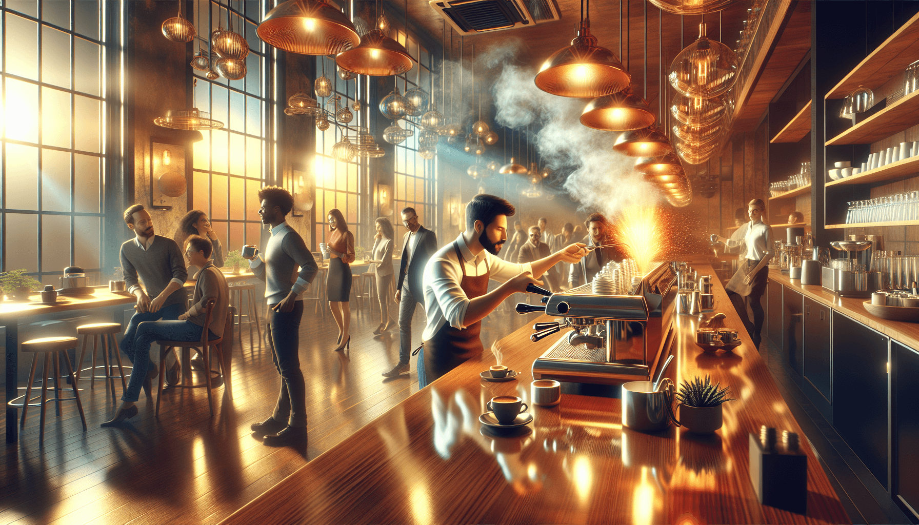 Barista Fire Sparks New Trends Barista Fire Sparks New Trends